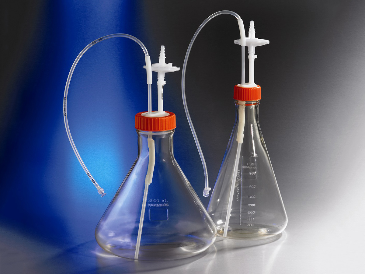 Corning® Preassembled Closed System Solutions for Erlenmeyer Flasks