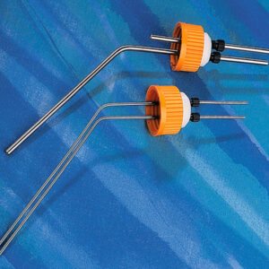 Corning® Reusable Gas and Media Handling Fitting with Dual Inlets for Angled Sidearm Flasks