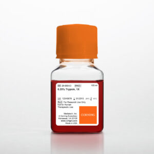 Corning® 100 mL Trypsin 1X, 0.25% Trypsin in HBSS [-] calcium, magnesium, Porcine Parvovirus tested