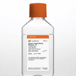 Corning® 500 mL Graces Insect Basal Medium (Vaughn Mod.) [+] L-glutamine, [-] insect hemolymph