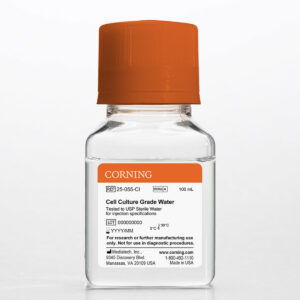 Corning® Cell Culture Grade Water Tested to USP Sterile Water for Injection Specifications