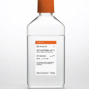 Corning® 1L 1M Tris-Hydrochloride Buffers, Liquid, 7.5 ± 0.1, RNase-DNase- and protease-free
