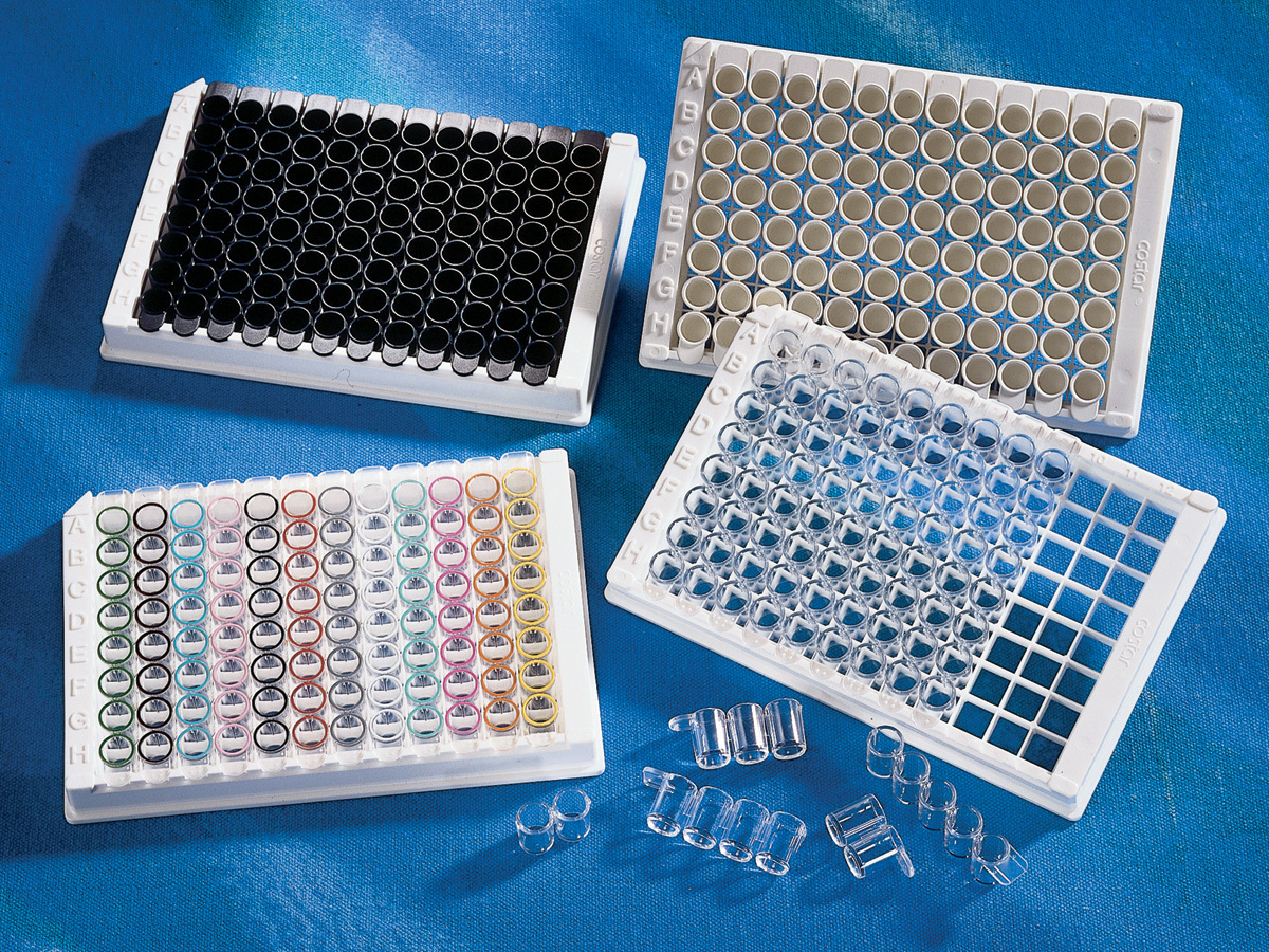 Corning® 96-well Standard Polystyrene Stripwell™ Microplates