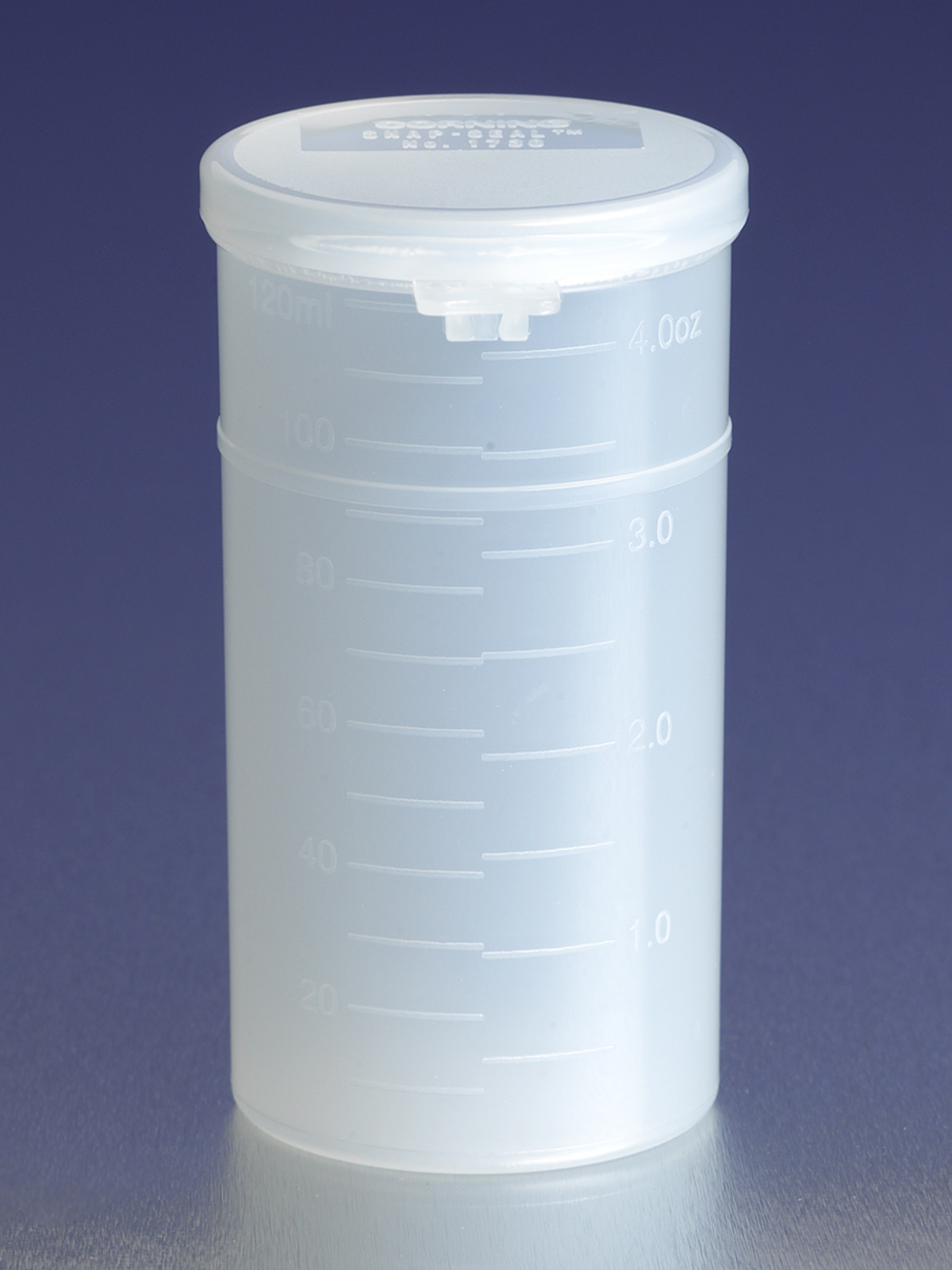Corning® Snap-seal Disposable Plastic Sample Containers