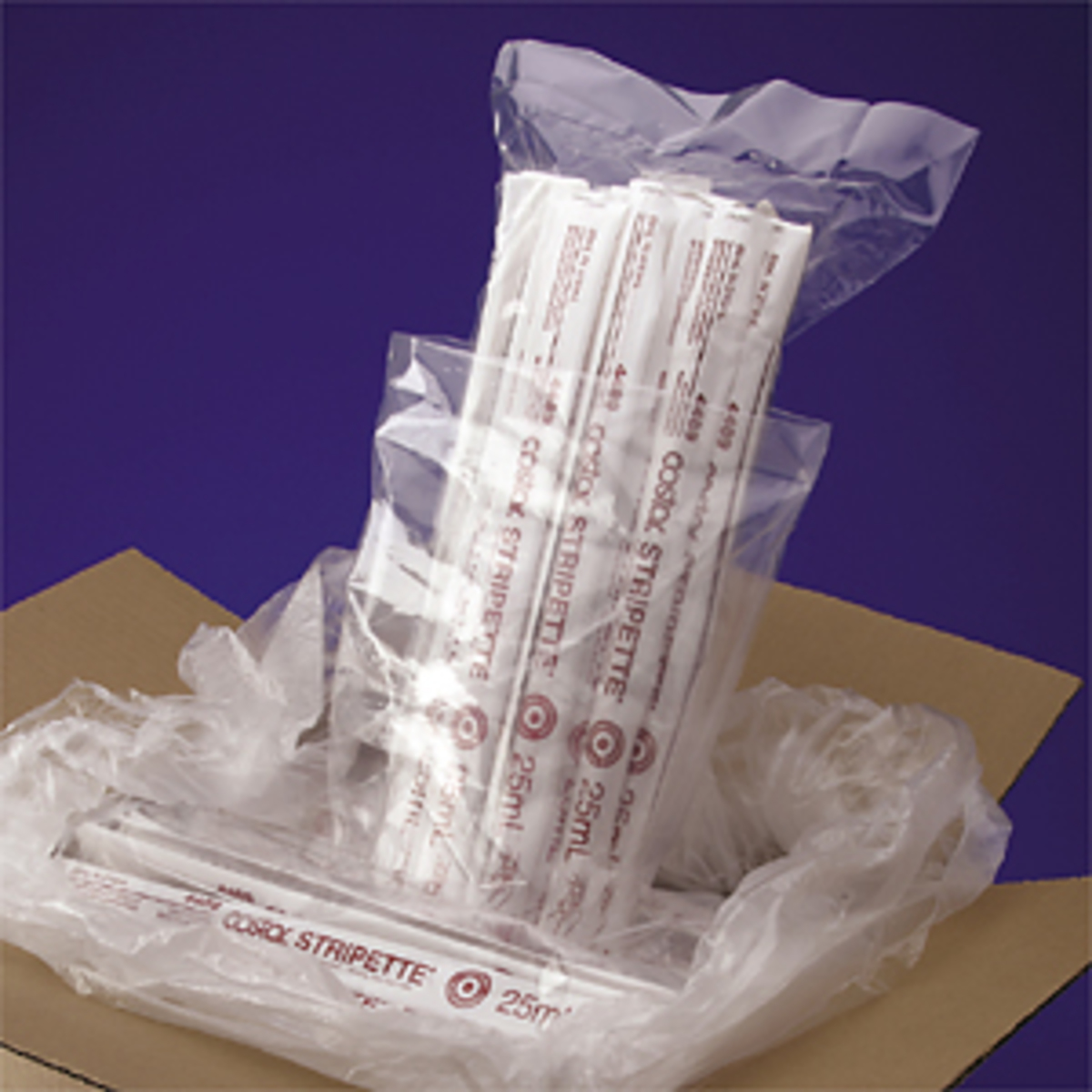 Triple-bagged Packaging for Stripette™ Serological Pipets