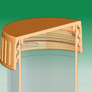 Advanced Polyethylene CentriStar™ Cap for 50 mL Centrifuge Tubes, Sterile