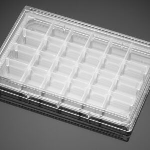 Falcon® 24-well Polystyrene Feeder Tray, with Lid, Sterile, 5Pack, 5Case