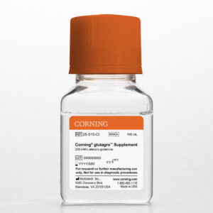 Corning® 100 mL glutagro™, 200 mM Solution, 100x [+] 8.5 gL NaCI